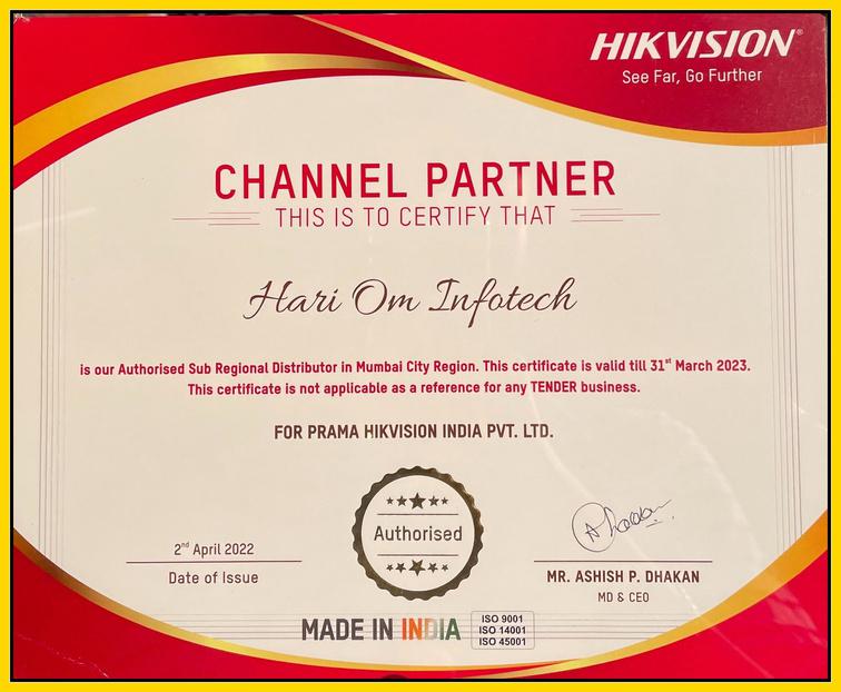 Hikvision Channel Partner