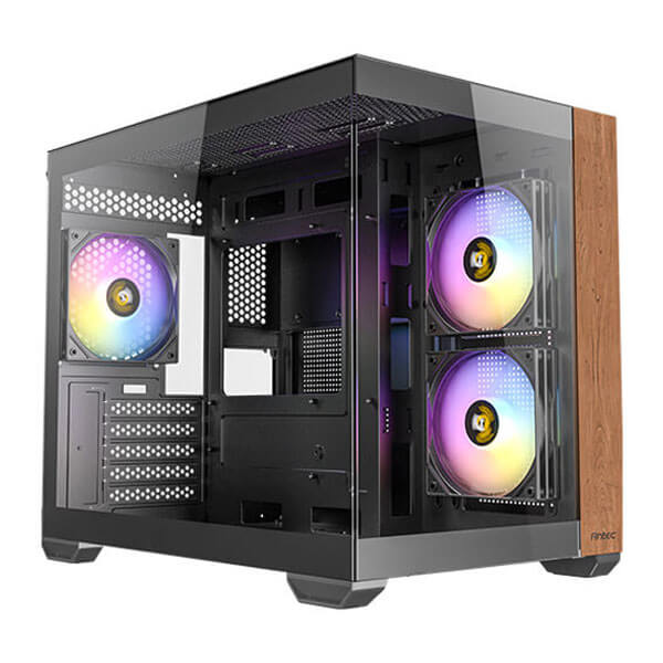 ANTEC CX600M Wood ARGB Mini-Tower Cabinet with Real Wood Trim