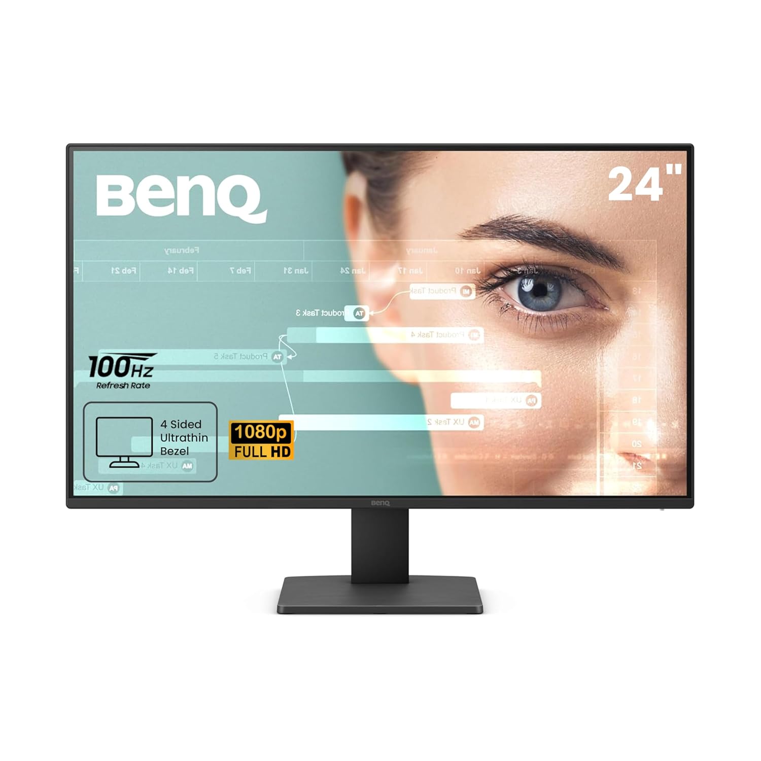 BenQ GW2491 23.8-inch Full HD Eye-Care IPS Monitor, GW2491