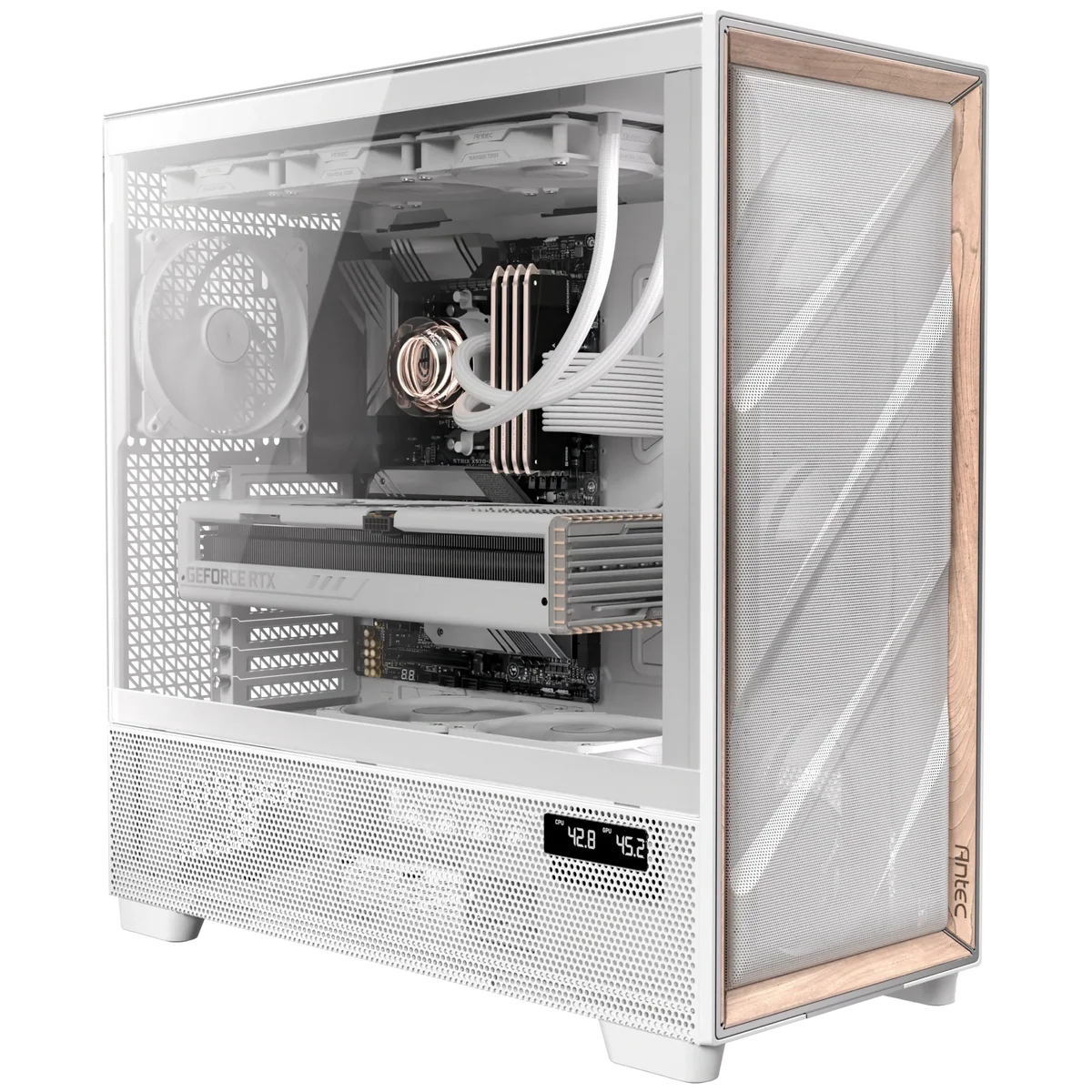 ANTEC FLUX PRO White High Airflow Full-Tower Cabinet
