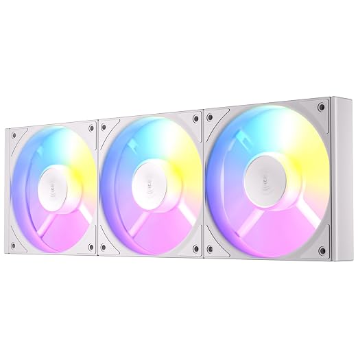 ANTEC CONNECT 120 X3 ARGB White Interlocking Case Fan 3-Pack