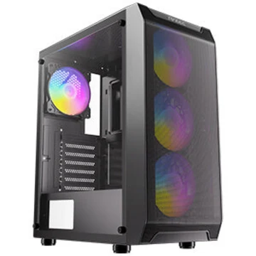 ANTEC VX 410 ARGB Black Gaming Cabinet with 4 Fans