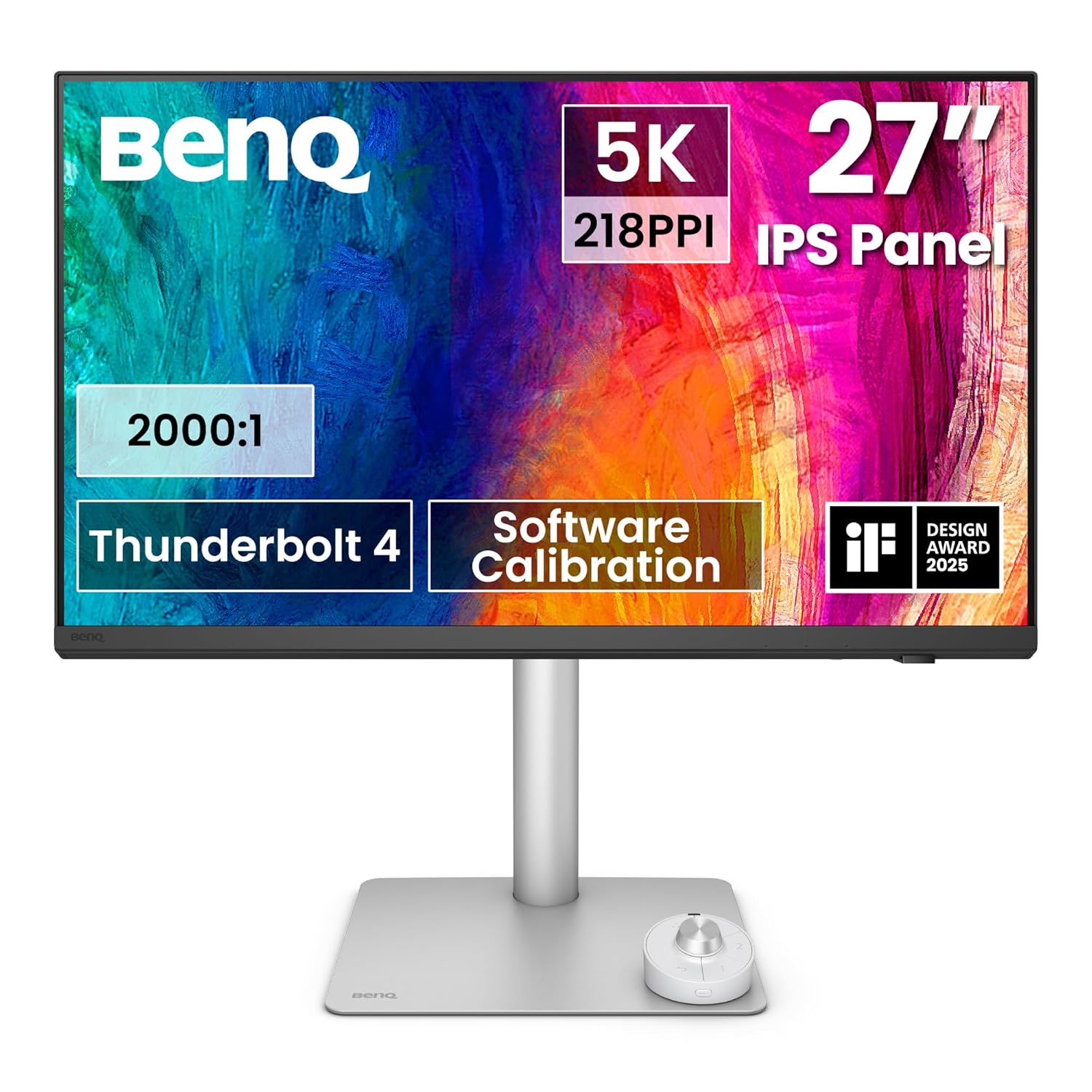 BenQ PD2730S 27-inch 5K Professional Designer IPS Black Monitor with Thunderbolt 4, PD2730S