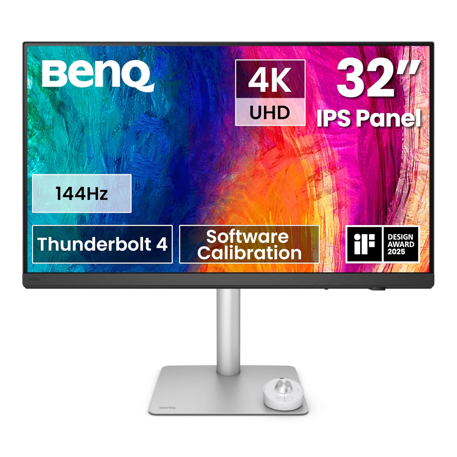 BenQ PD3226G 31.5-inch 144Hz 4K UHD Professional Designer Monitor with Thunderbolt 4, PD3226G
